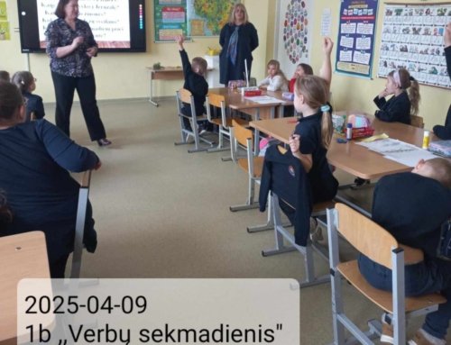 Akimirkos iš integruotų tikybos -technologijų pamokų.