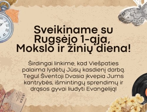 Sveikiname su Rugsėjo 1-ąja!